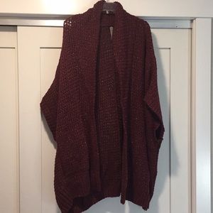 Melissa McCarthy Seven7 Poncho Sweater